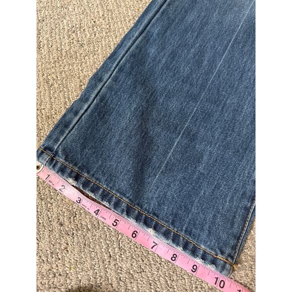 KanCan 90’s Flare distressed denim jeans womens 9/28 Tall - Picture 3 of 10